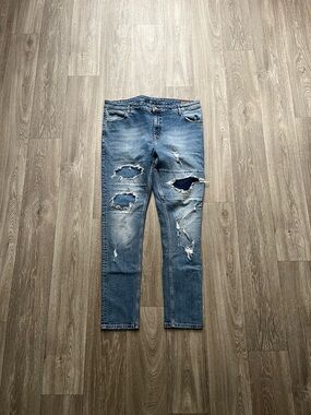 ASOS Skinny Rip and Repair Jeans